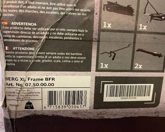 XL Frame BFR Bar Codes.