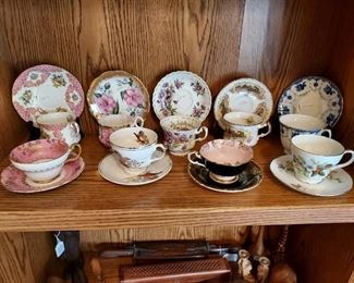 Bone China Cups and Saucers
