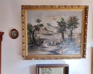 Victorian Oil on Canvas 