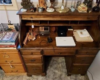 Solid Wood Roll top desk
