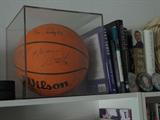 Chicago Bulls autographed basketball