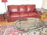 leather sofa