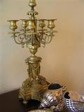 pr brass candalabras