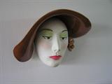 ceramic head-wallhanging