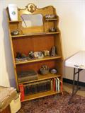 antique oak bookshelf
