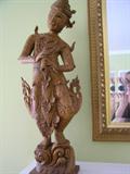 lg hand carved Thai figure