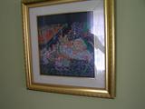hand painted silk