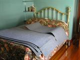 brass bed