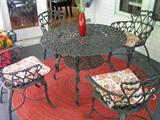 wrought iron patio set