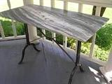 marble & wrought iron