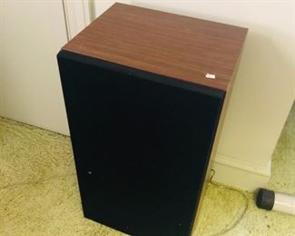 Vintage stereo and record player