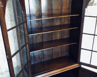 Antique double door bookcase 