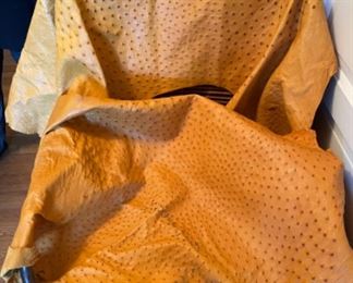 Ostrich skins