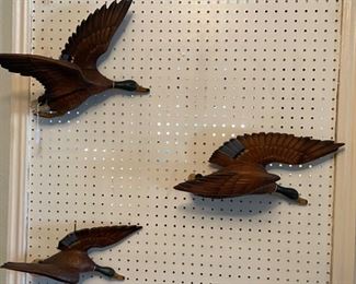 Wooden ducks
