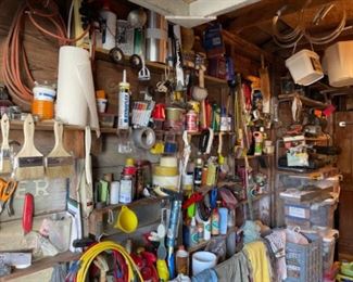 Garage full of tools