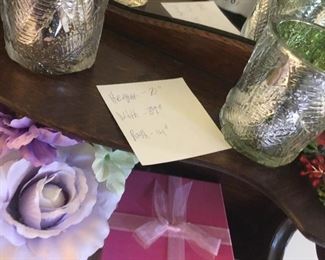 Antique Beautifully carved Dark oak Side by Side Secretary drop front with key $350