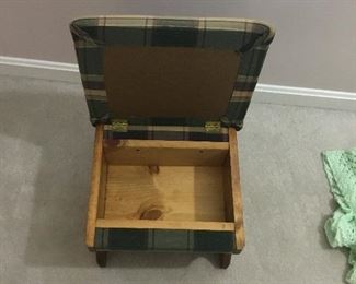 Cute Foot stool with storage $20