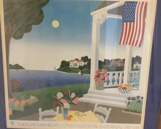 Thomas M Knight framed art $50