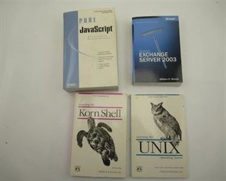 4 Computer Books, Server 2003, Korn, Unix, Javascript