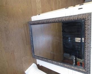 Large Beveled Mirror 41x29 Frame size