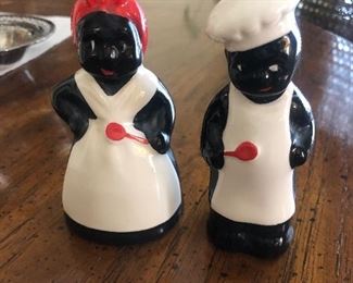 Vintage salt and pepper shakers