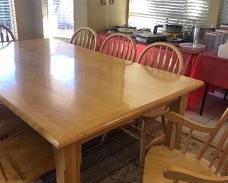 Kitchen table with 8 chairs