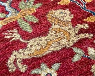 close up of Emperor’s Hunt rug