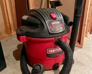 SOLD     $60; shop vac