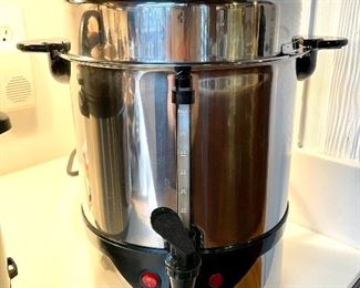 $60; Mr. Coffee brand 50-cup coffee maker