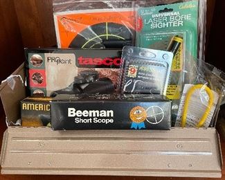 $50; metal box with hunting accessories all included!