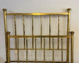 $150; get that “brass look” with this light-weight, full-sized headboard and footboard