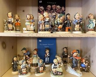 $20 each; variety of Hummel figurines, 
