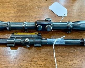 $44; Vintage Weaver KV rifle scope;    $34; Vintage Weaver G4 fixed rifle scope 3/4”