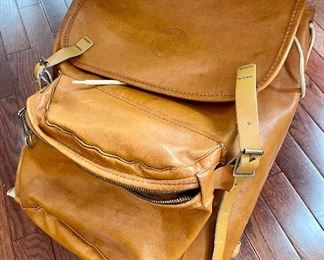 $140; vintage Beckmann of Norway leather Norwegian day pack