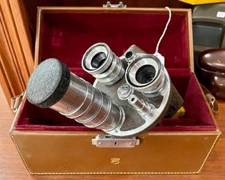 $100; vintage Bell & Howell AutoMaster camera and original leather case; in great condition