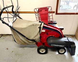 Troybilt chipper vac, walk behind. 