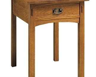 Pair of Stickley End Table Craftsman Style.  20Wx26Dx26H.  Dovetail Drawers.  Unblemished.      $250