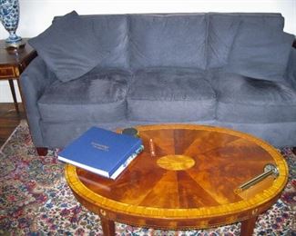 Stickley Square Arm Sofa "Brisbane"  Excellent Condition.   W81"xD37"xH29"                                               $600