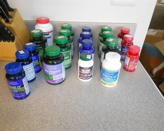 Various Vitamins and Supplements