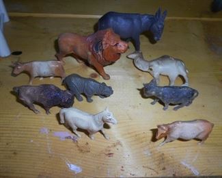Vintage Injection Plastic Animals