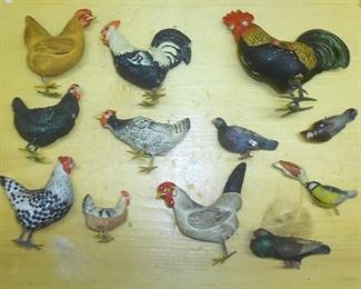 Interesting Metal Bird Figures