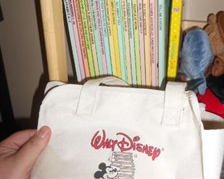 Disney Library and Carrying Bag