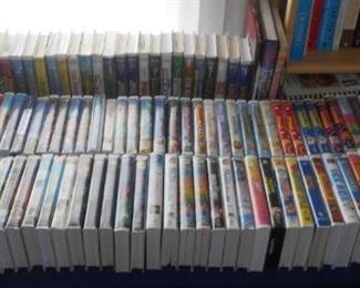 >100 Clamshell VHS Children's Movies