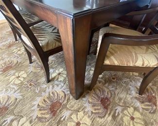 Thomasville dining table details