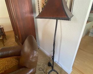 Floor lamp with floor switch control from The Finial-Mequon