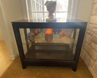 McNabb & Risley lighted display console with lock and key