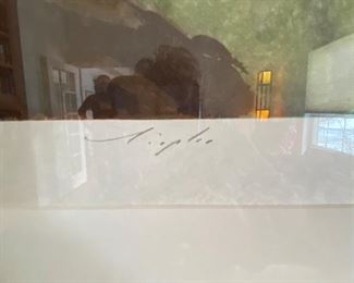 Signed art by M. Liepke