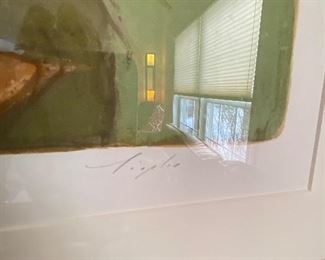 Signed art by M. Liepke