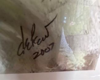 Artist signed Jody DePew