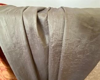 Silk drapery panels